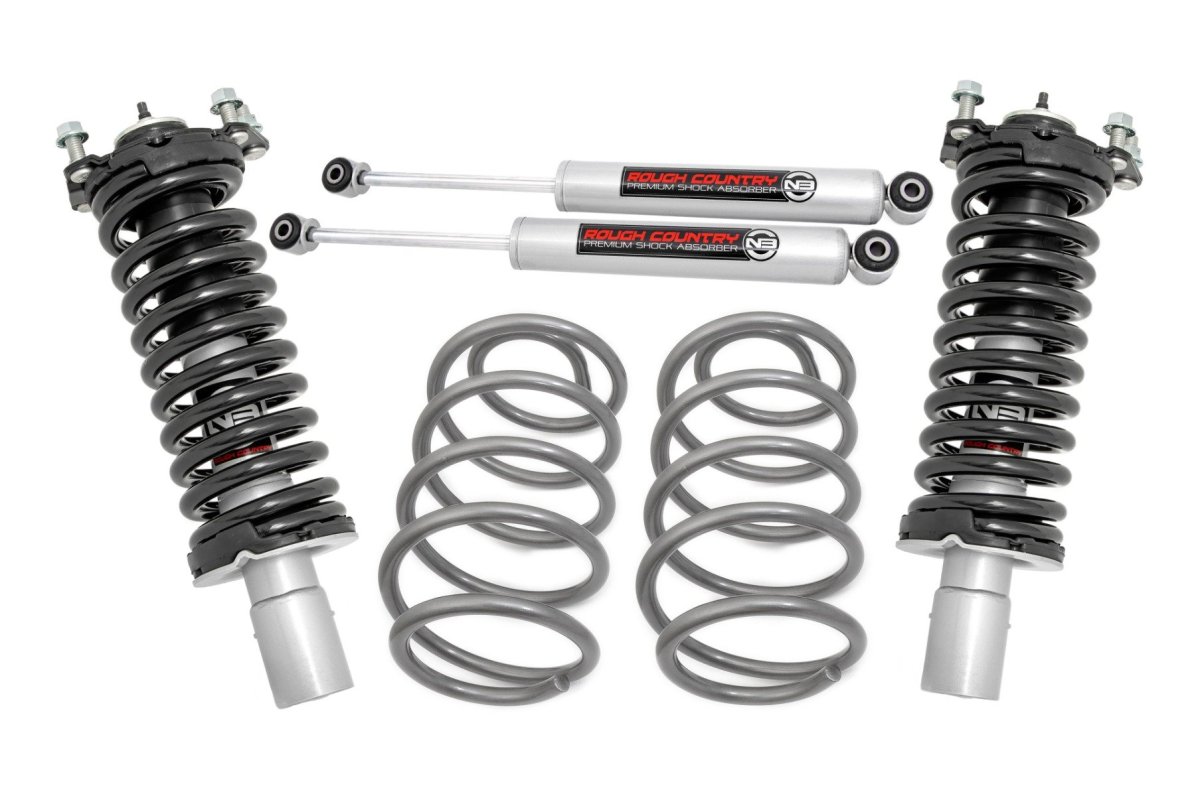 Jeep Liberty KK Suspension Lift Kit - Front - Rough Country - 2.5 Inch Lift Kit, N3 Front Struts - '08-'12